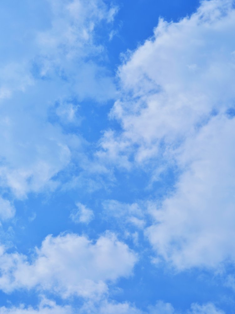 Bright Blue Sky Clouds
