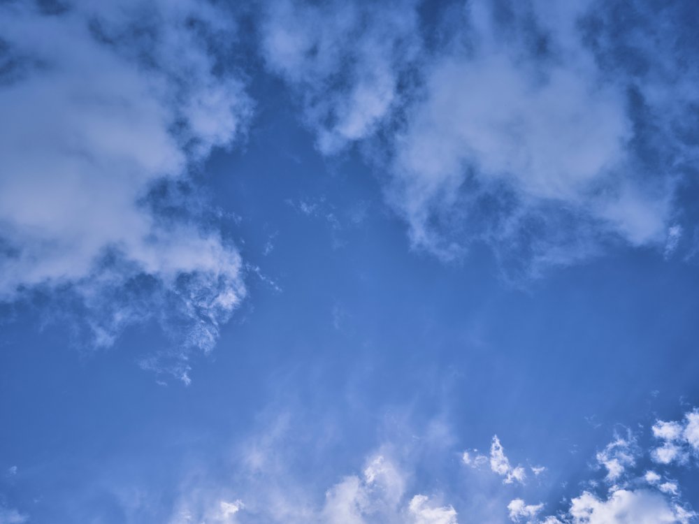 Serene Blue Sky