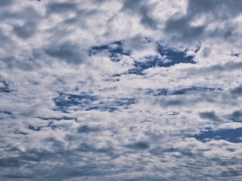 Serene Blue Cloudscape