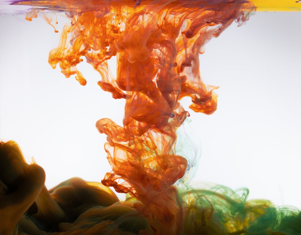 Vibrant Ink Swirl