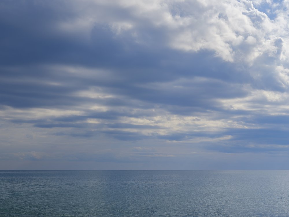 Cloudy Ocean Horizon