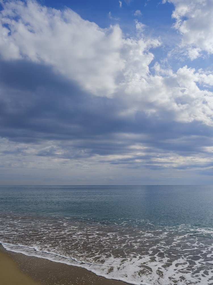 Serene Beach Sky