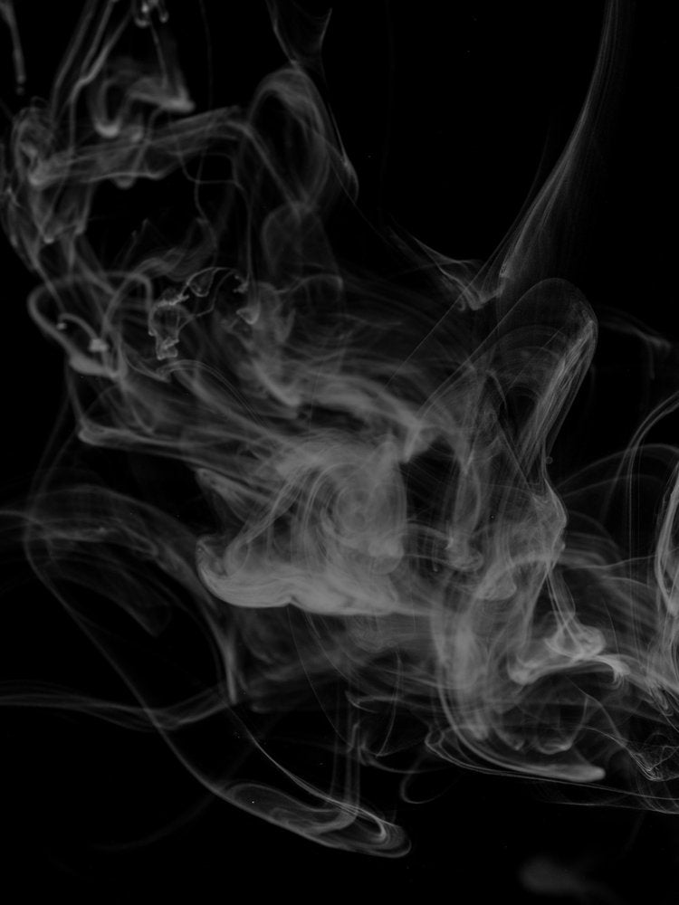 Swirling White Smoke
