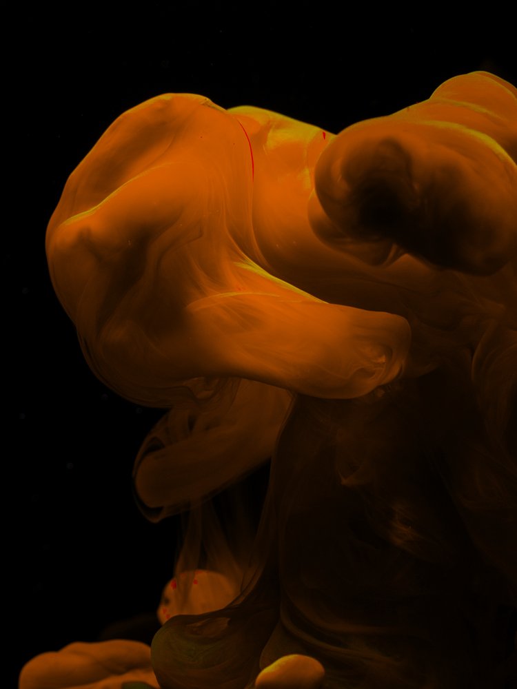 Dynamic Amber Swirl