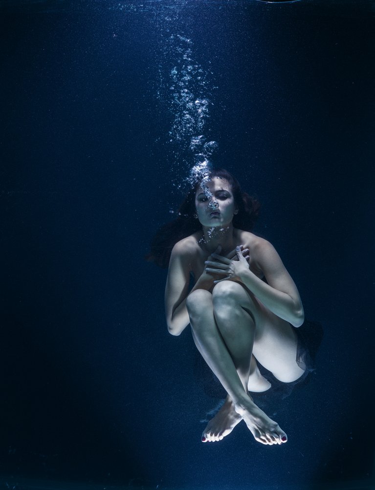 Serene Blue Depths