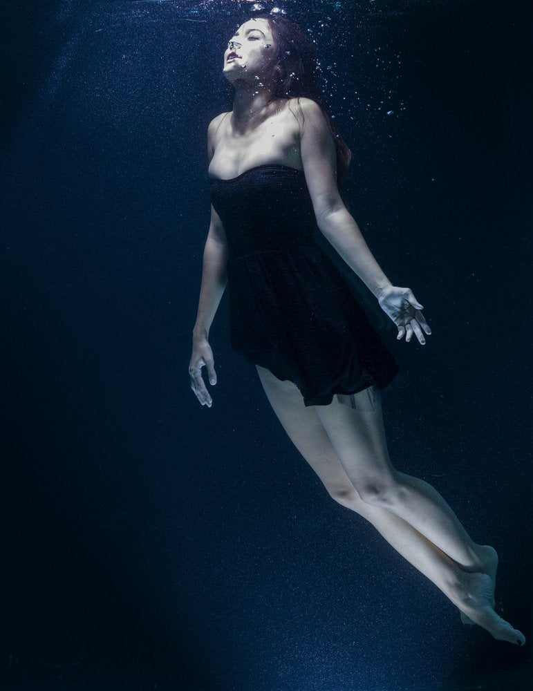 Ethereal Underwater Woman