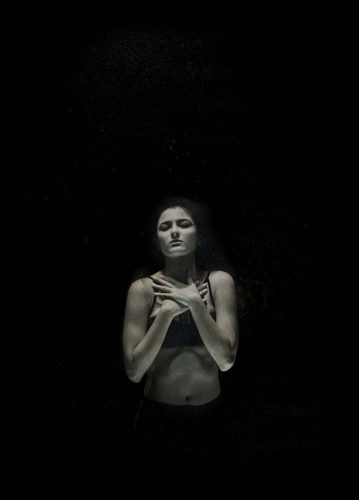 Serene Underwater Figure
