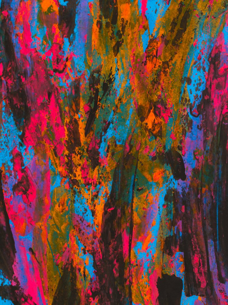 Vibrant Abstract Strokes