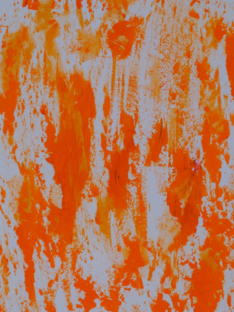 Vibrant Orange Strokes