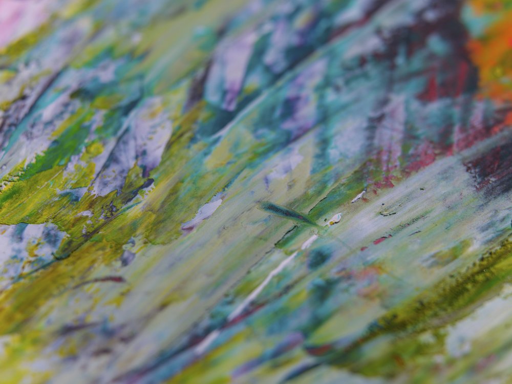 Vibrant Abstract Strokes