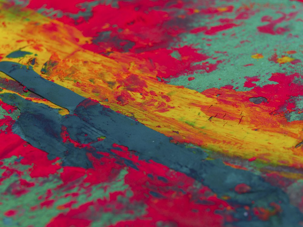 Vibrant Paint Smears