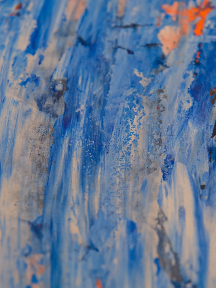 Blue Abstract Strokes