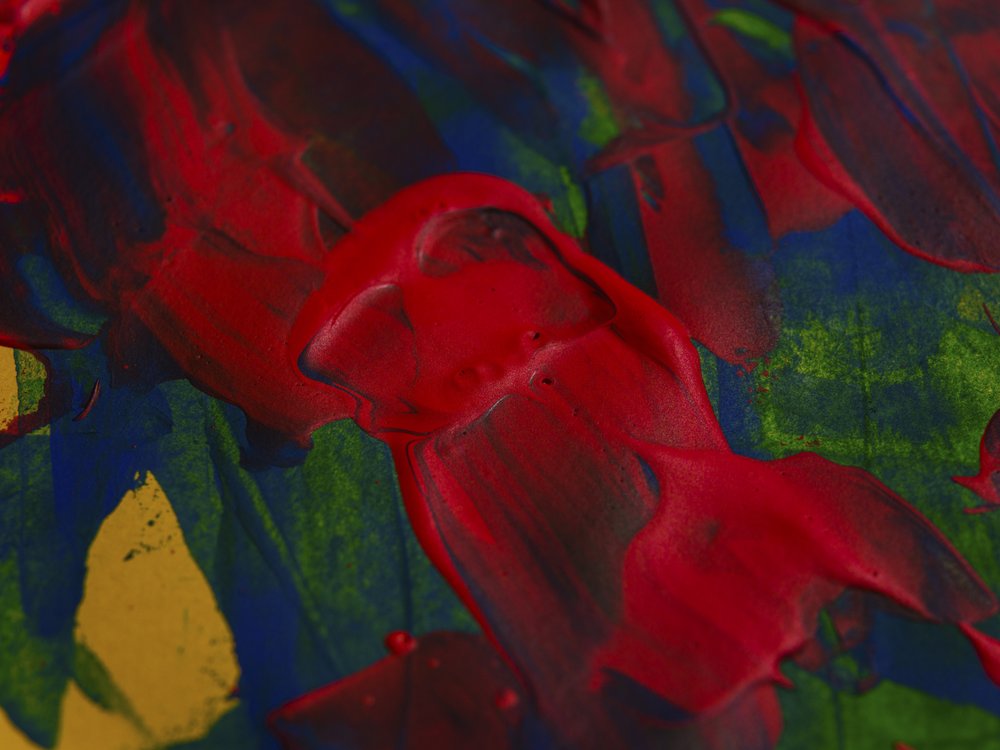 Vibrant Abstract Paint Strokes