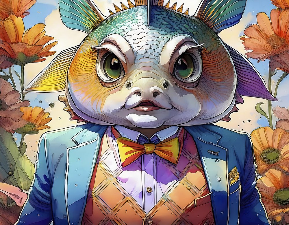 Dapper Fish Gentleman