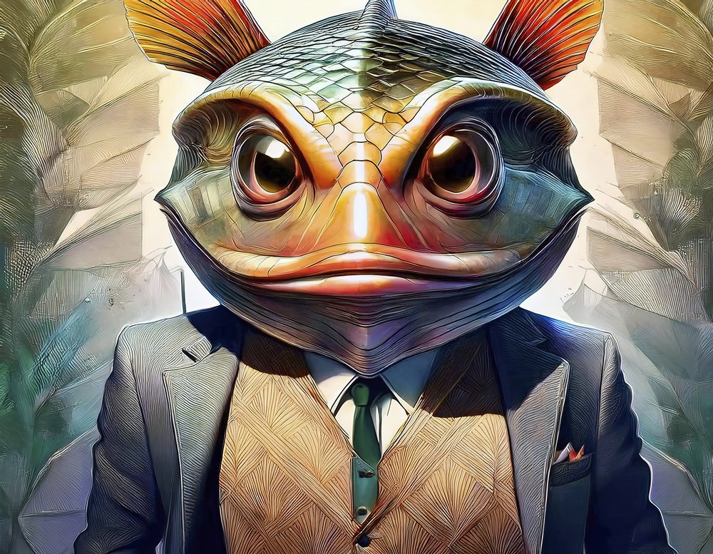 Dapper Fish Creature