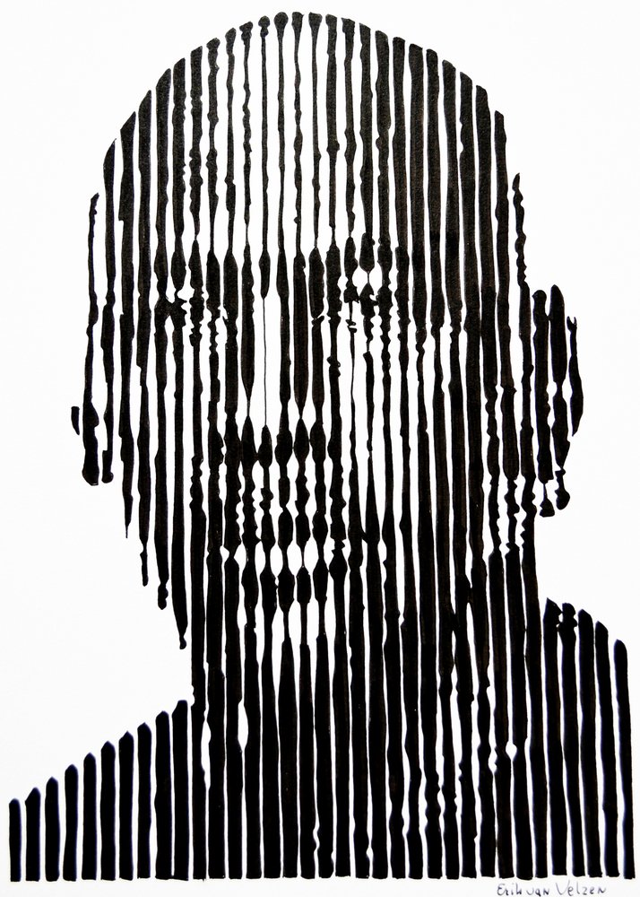 Abstract Line Face