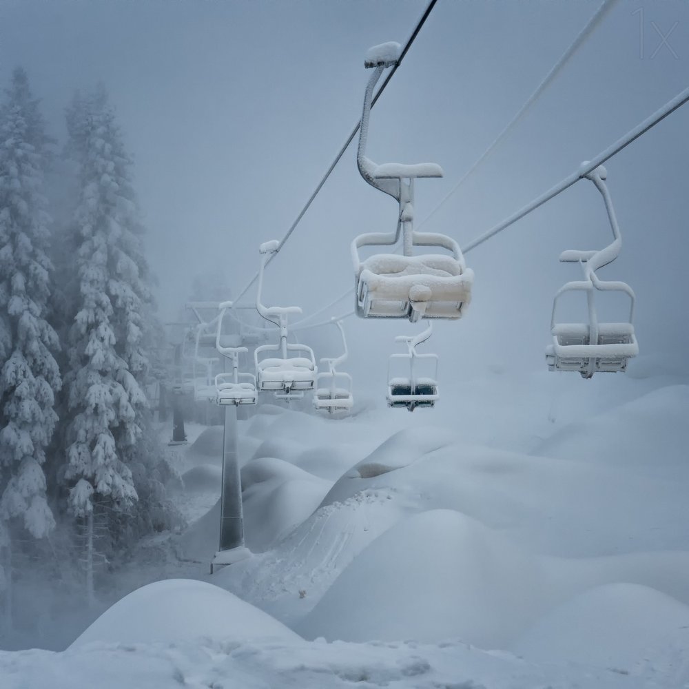 Frozen Ski Lift
