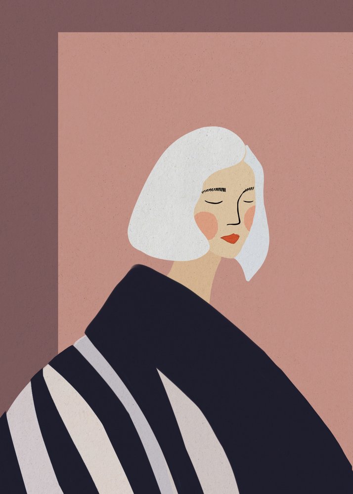 Calm Woman Portrait