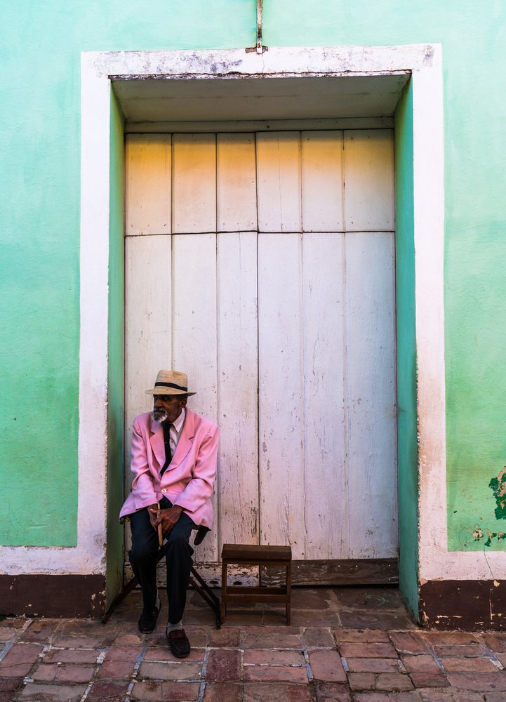 Cuban Gentleman Pink Suit