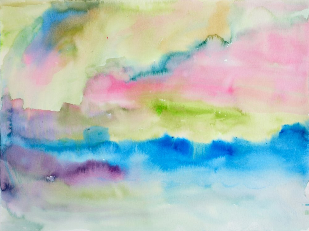 Dreamy Watercolor Landscape