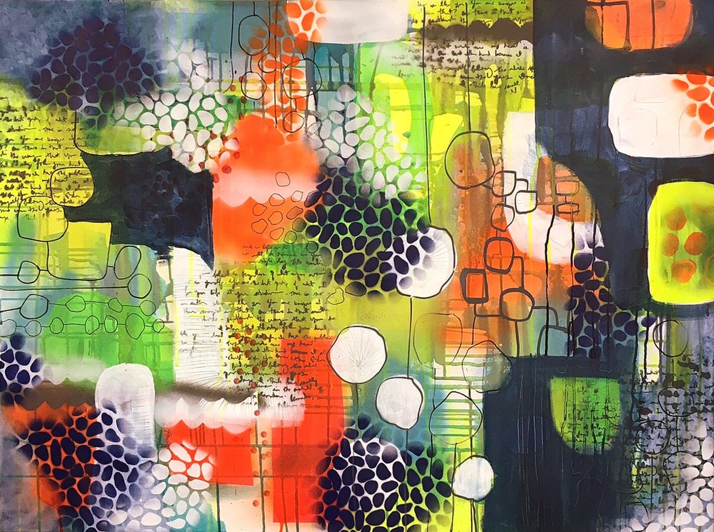 Vibrant Abstract Layers