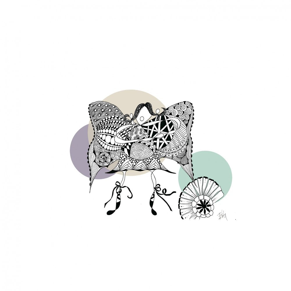 Elegant Patterned Dancers