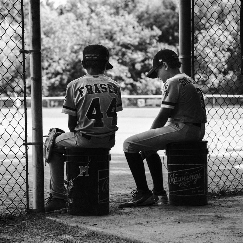 Baseball Boys Waiting