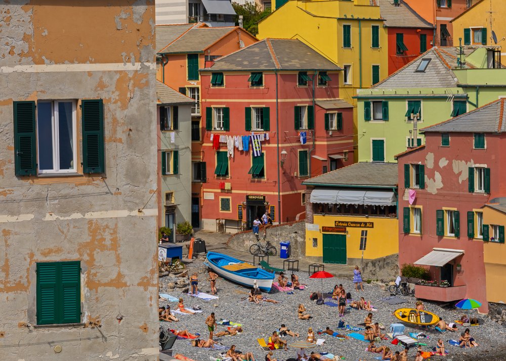 Vibrant Coastal Village