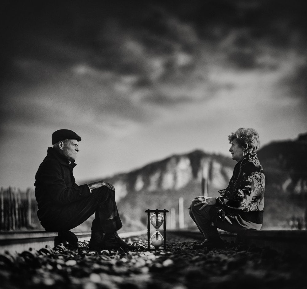 Old Couple Waiting Time