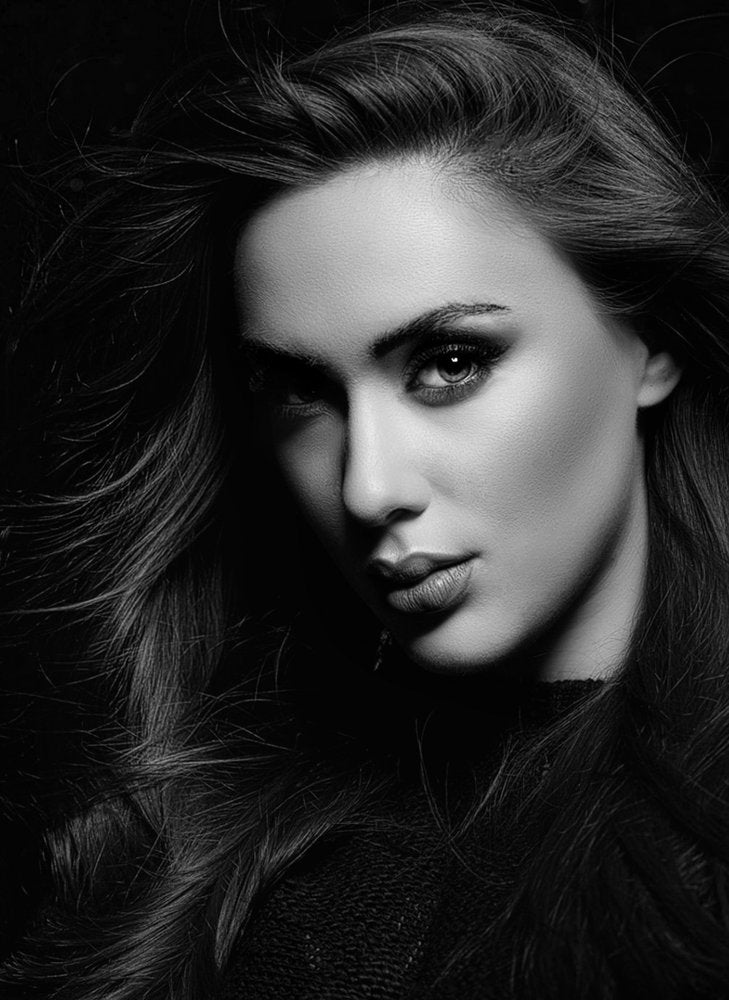 Mysterious Woman's Gaze