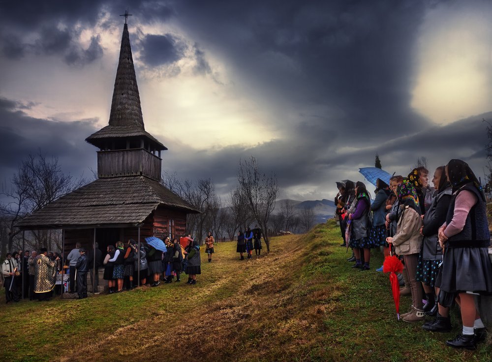 Rural Church Gathering