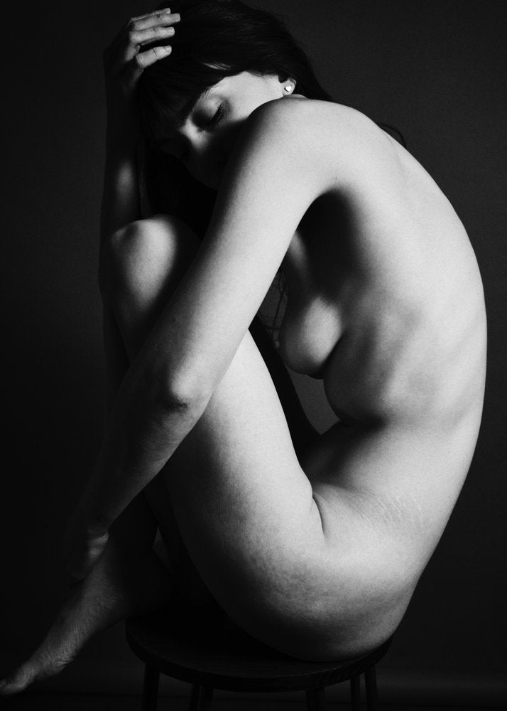 Contemplative Nude Figure