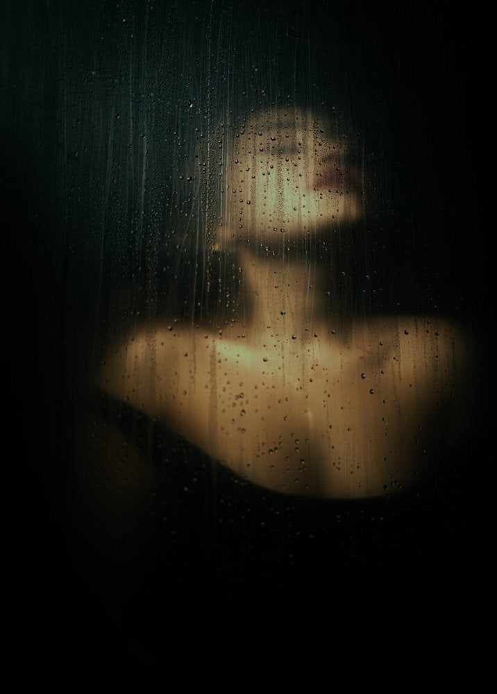 Moody Shower Portrait
