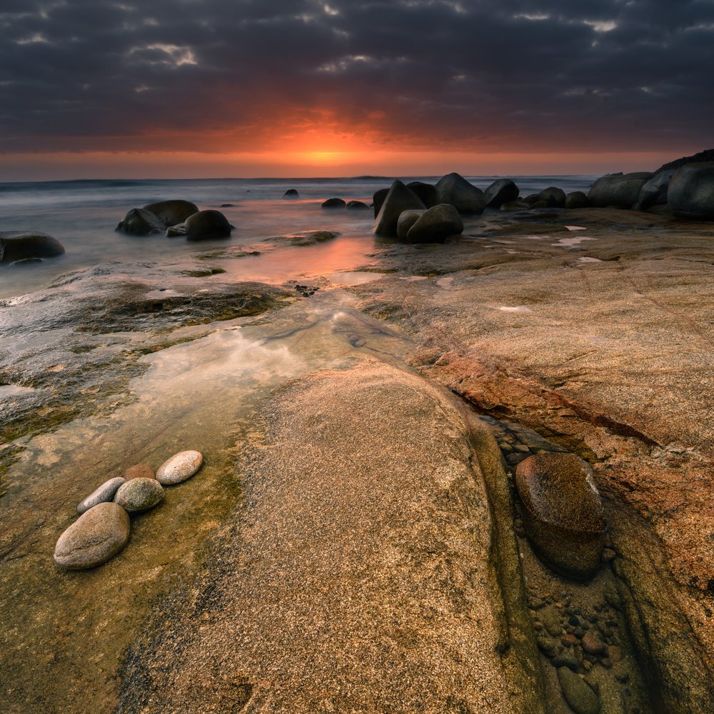 Golden Coastal Sunset