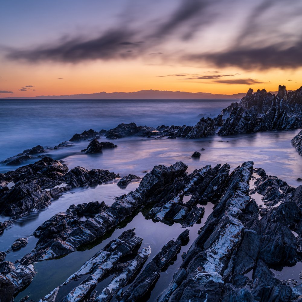 Twilight Rocky Coast