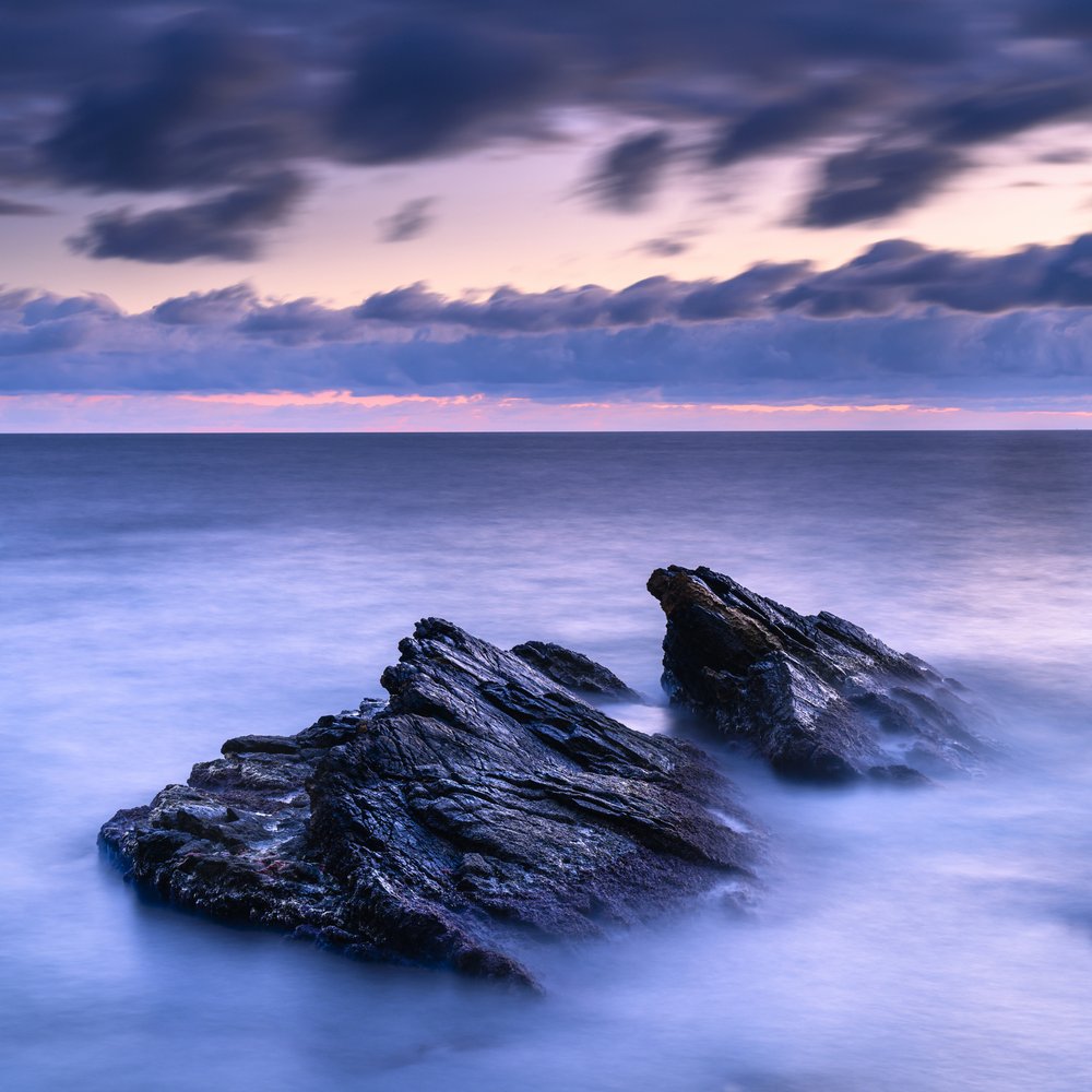 Serene Ocean Rocks