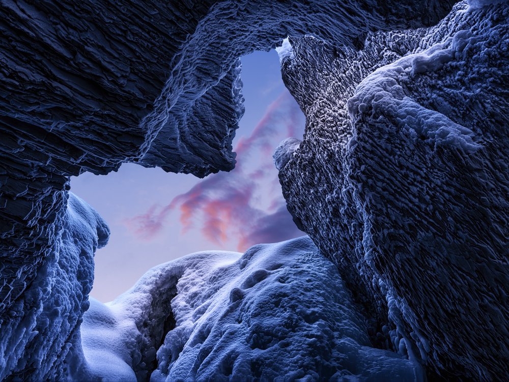 Twilight Ice Cave