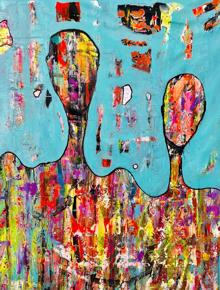 Colorful Abstract People