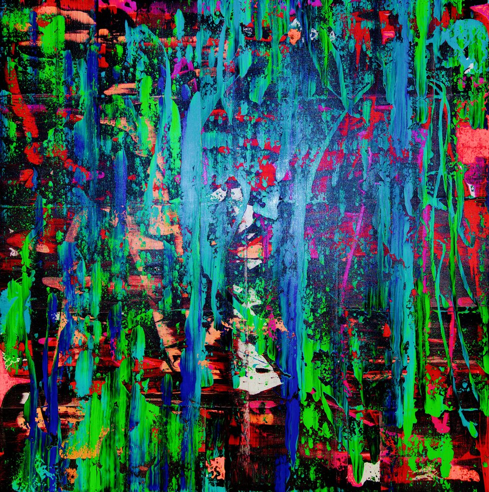 Vibrant Paint Drips