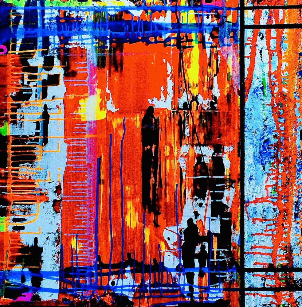 Vibrant Urban Abstract