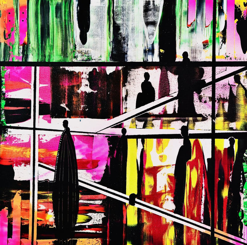Abstract City People