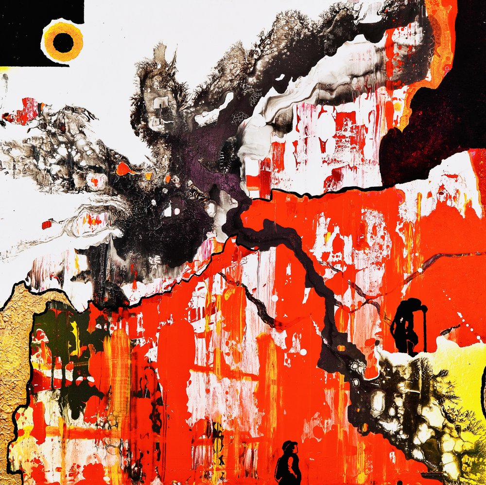 Bold Orange Abstract