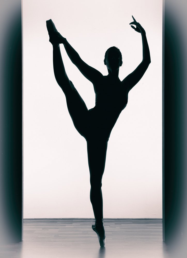 Graceful Ballerina Silhouette