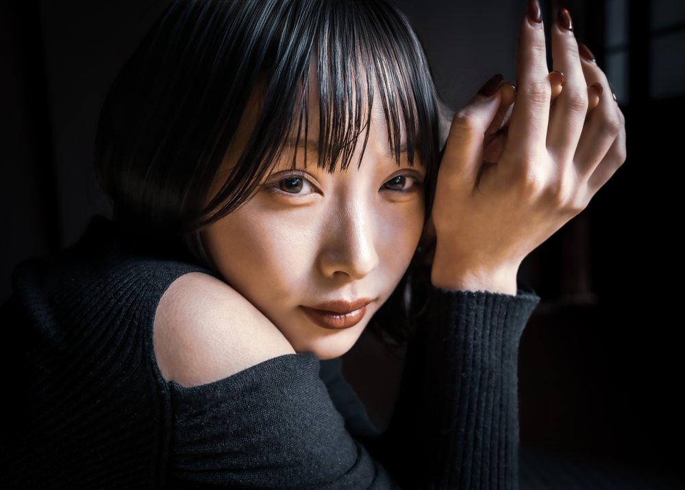 Mysterious Gaze Portrait