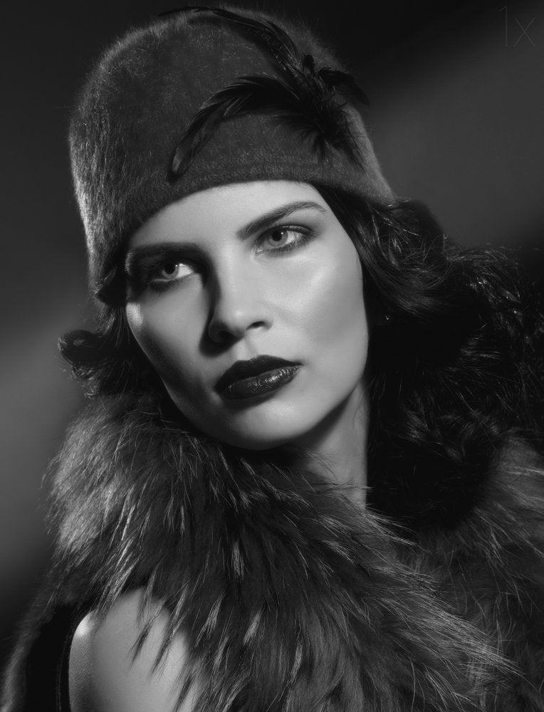 Elegant Flapper Portrait