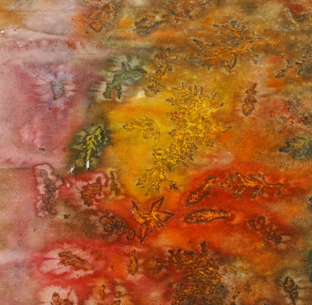 Golden Autumn Abstract