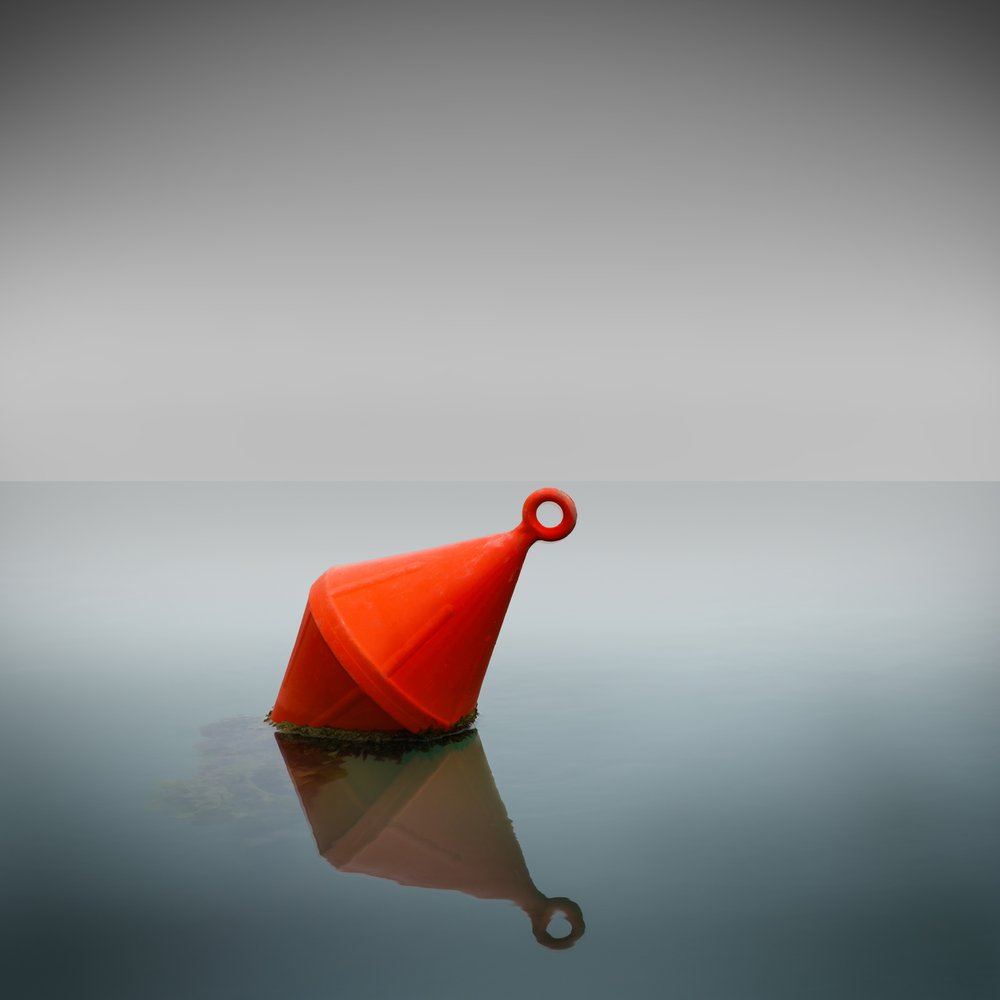 Orange Buoy Reflection