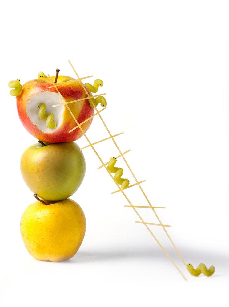 Apple Worms Climb