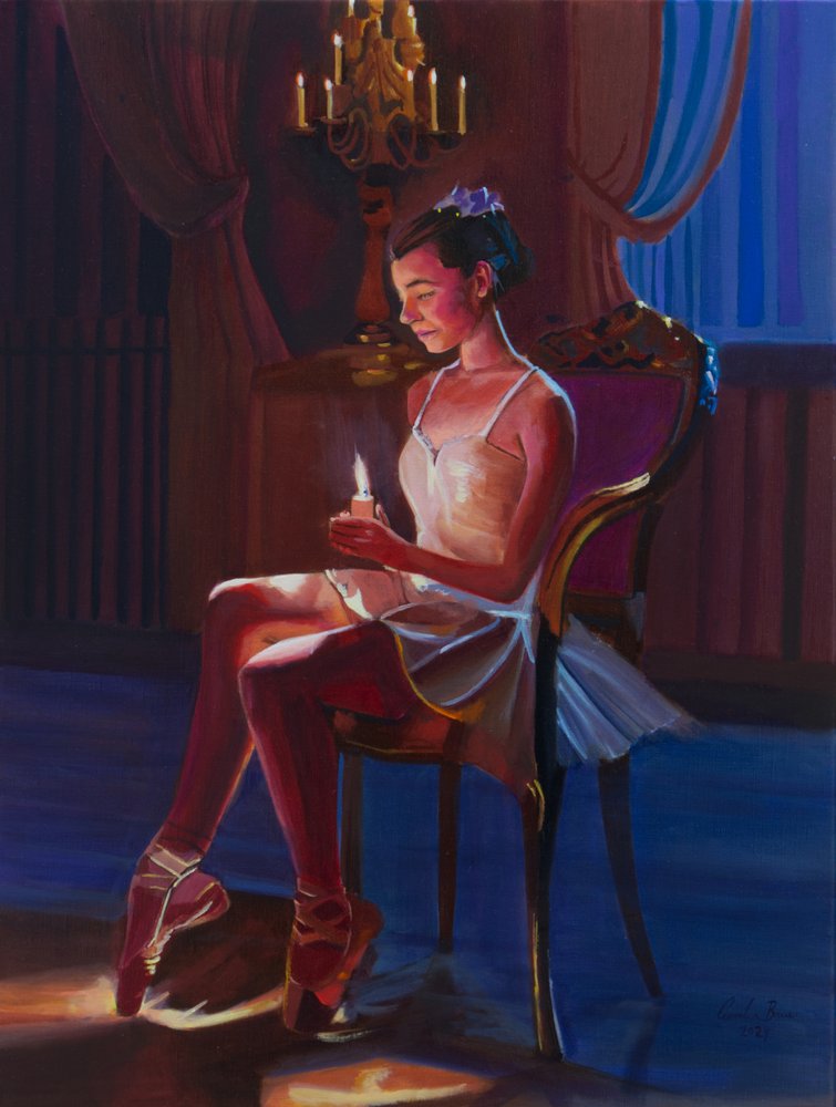 Ballerina with Candlelight