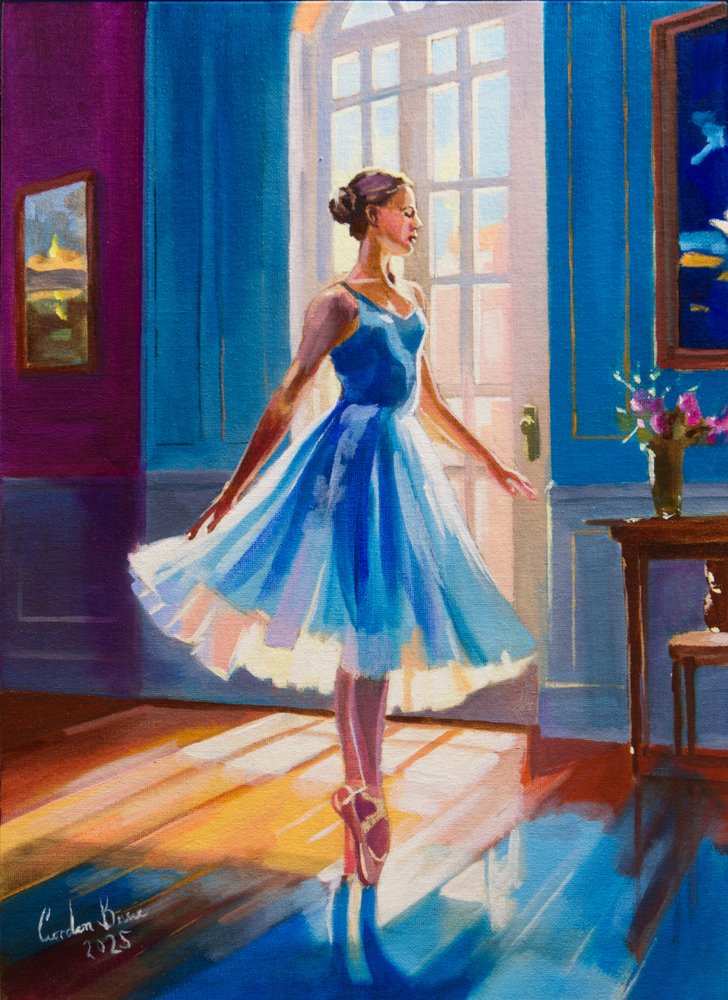 Graceful Ballerina in Sunlight